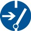 М 14 Отключить перед работой, 20х20см, самокл.пленка