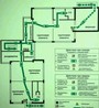 Фотолюминесцентный план эвакуации, 420х600мм, пластик 
