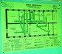 Печать фотолюминесцентного плана эвакуации с готового файла, 420х600мм, пластик 